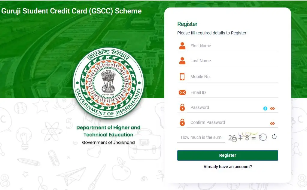 Guruji Student Credit Card Apply Online Guruji Student Credit Card Scheme Registration