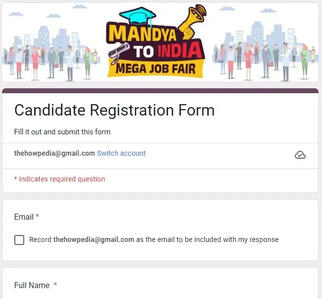 Mandya Udyoga Mela 2024 Registration