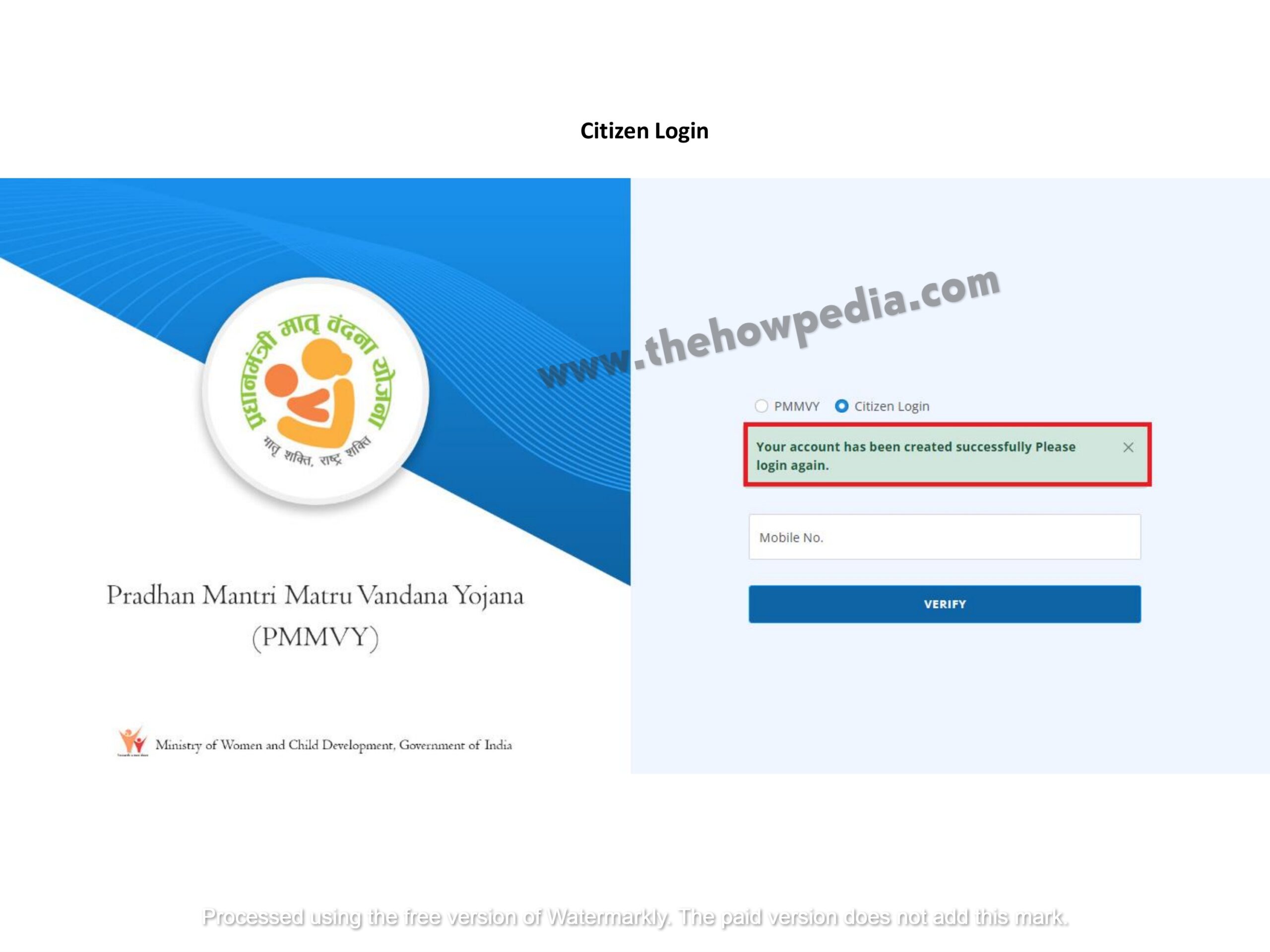 PMMVY registration online 2025