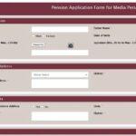 Pension Application for Media Person, Haryana