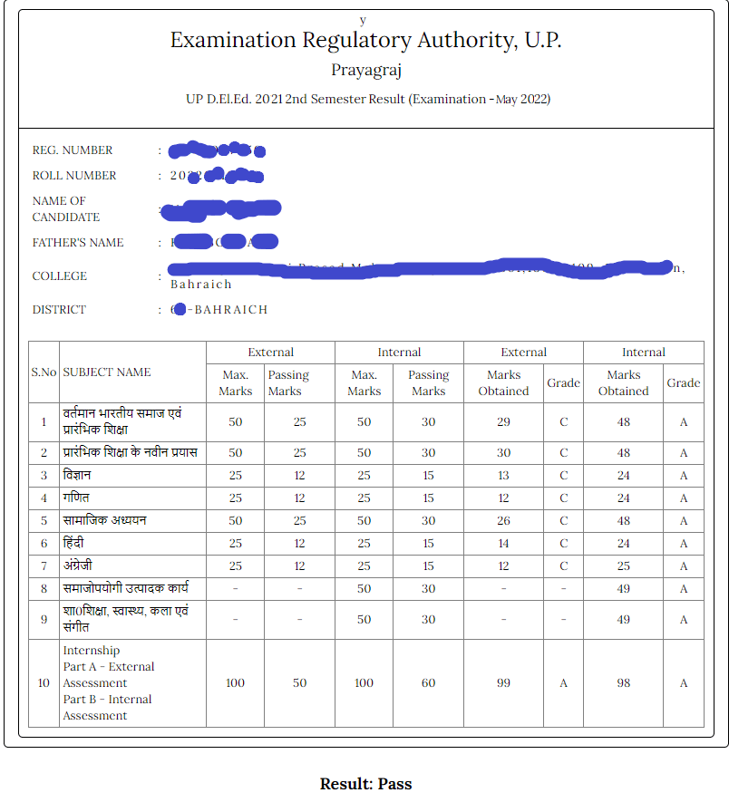 Up Deled Result 2023 1st 2nd 3rd 4th Sem Result Direct Link Sarkari Yojana Thehowpedia 